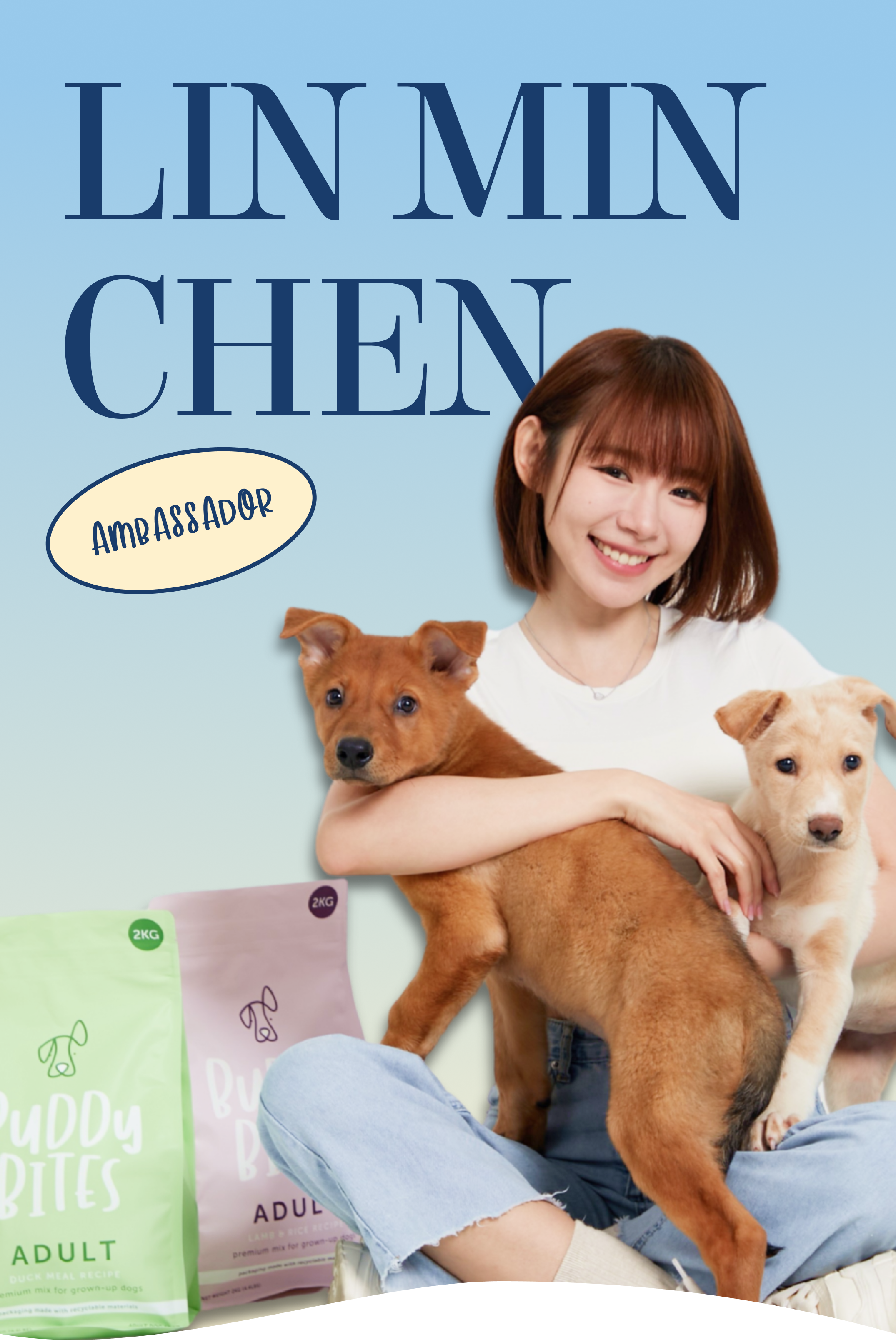 Minchen as BuddyBites Ambassador Hero Mobile Banner