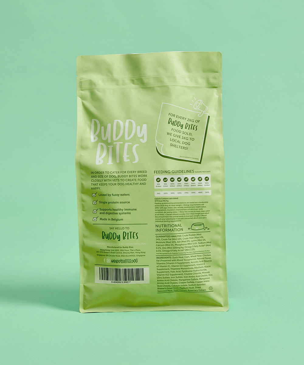 Buddy Bites 成犬鴨肉乾狗糧