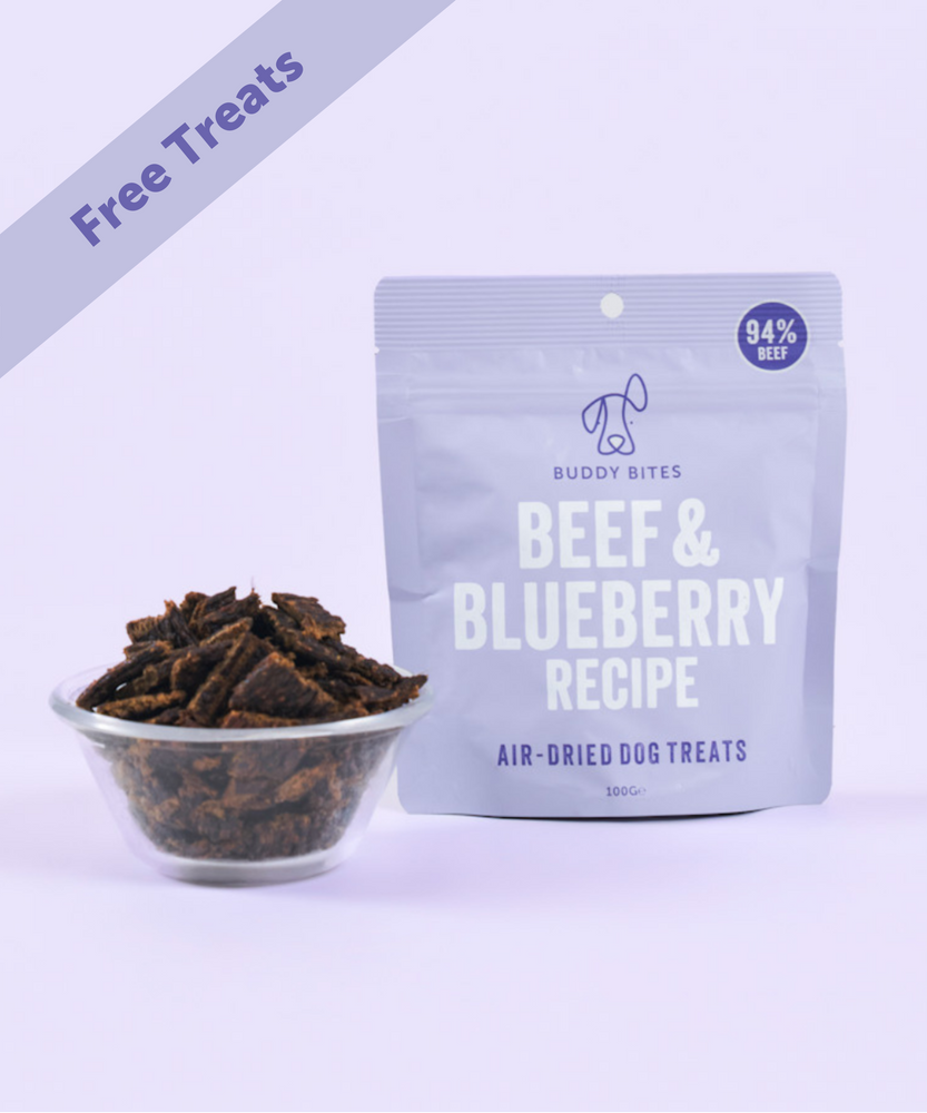 FREE Beef & Blueberry Air Dried Treats