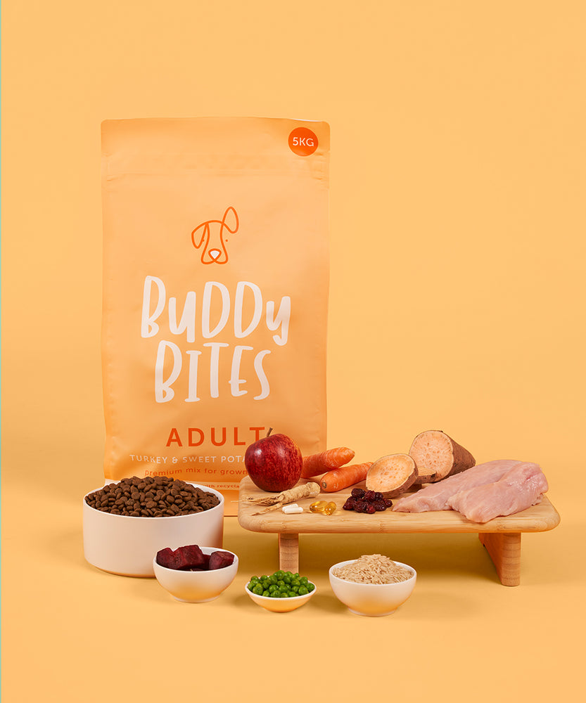 Buddy Bites成犬火雞甜薯乾狗糧